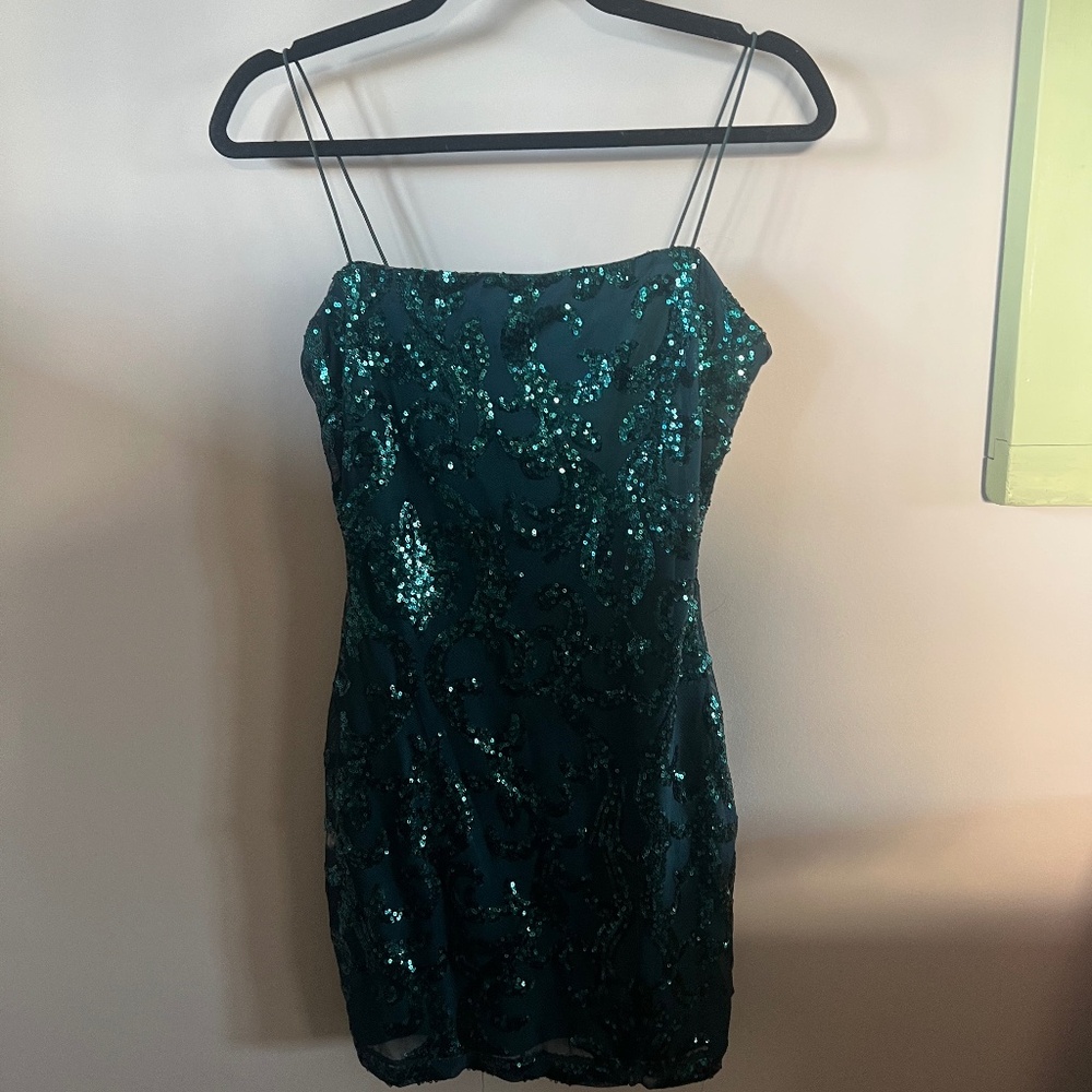 Live It Up Sequin Mini Dress